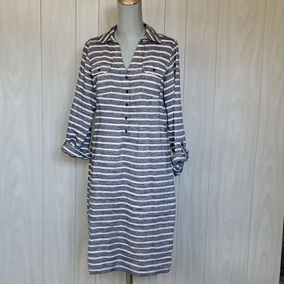 Boden | Pop-over Lindna Shirt Dress - Picture 2 of 10